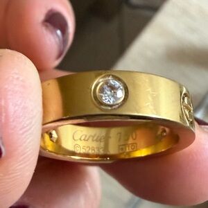 Cartier gold ring.